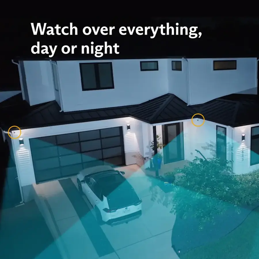 Watch over everything, day or night.