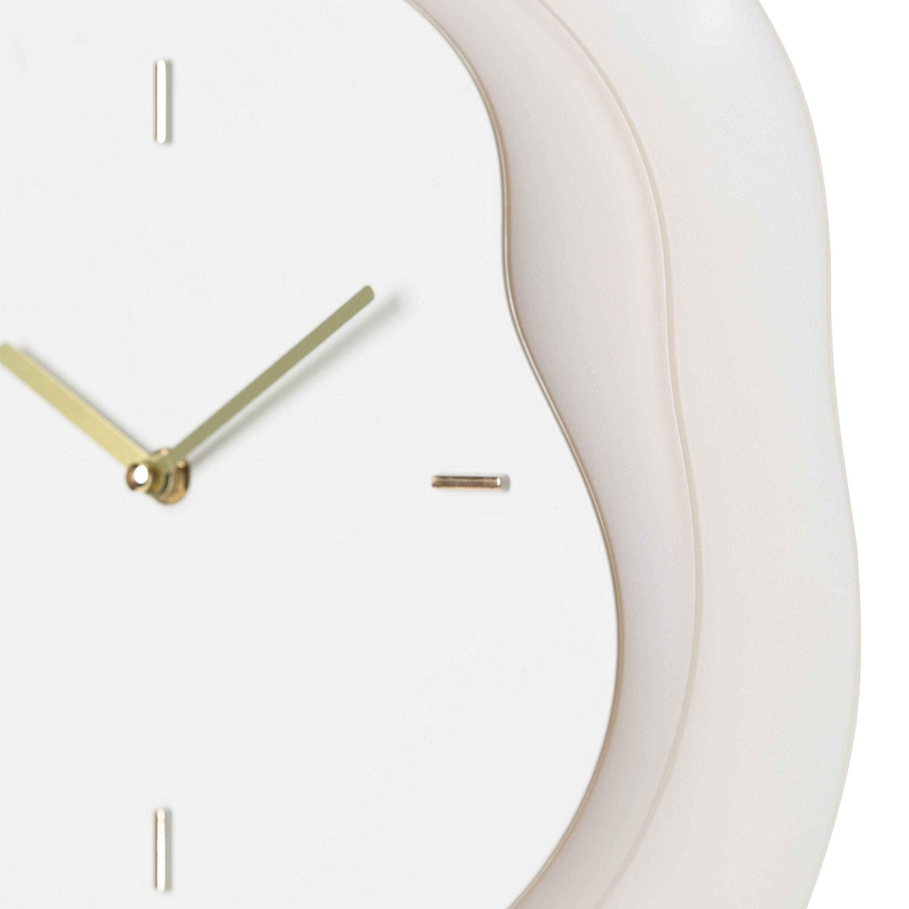 Angle. La Crosse Clock Co. - 15.2 Inch Drift Analog Quartz Wall Clock - Taupe.