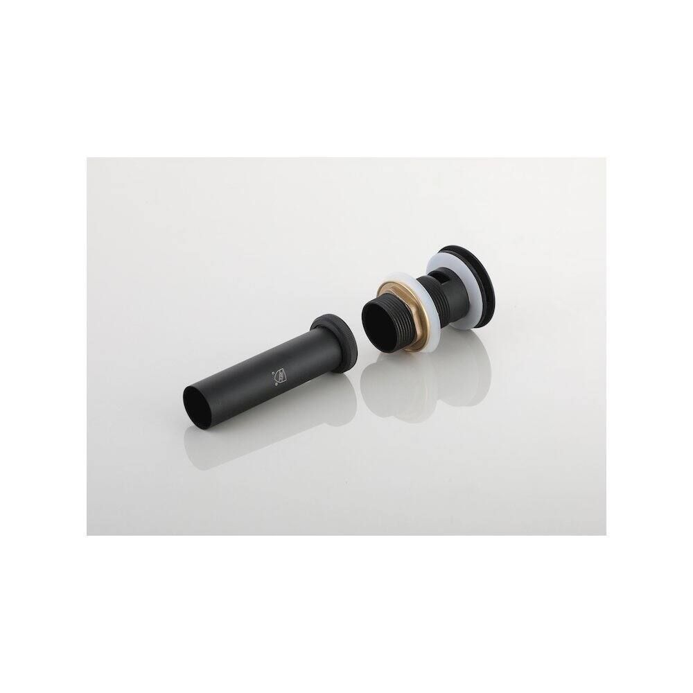 Alt View 4. Elegant Kitchen and Bath - Pop-up bathroom sink drain with overflow in Matte Black - Matte Black.