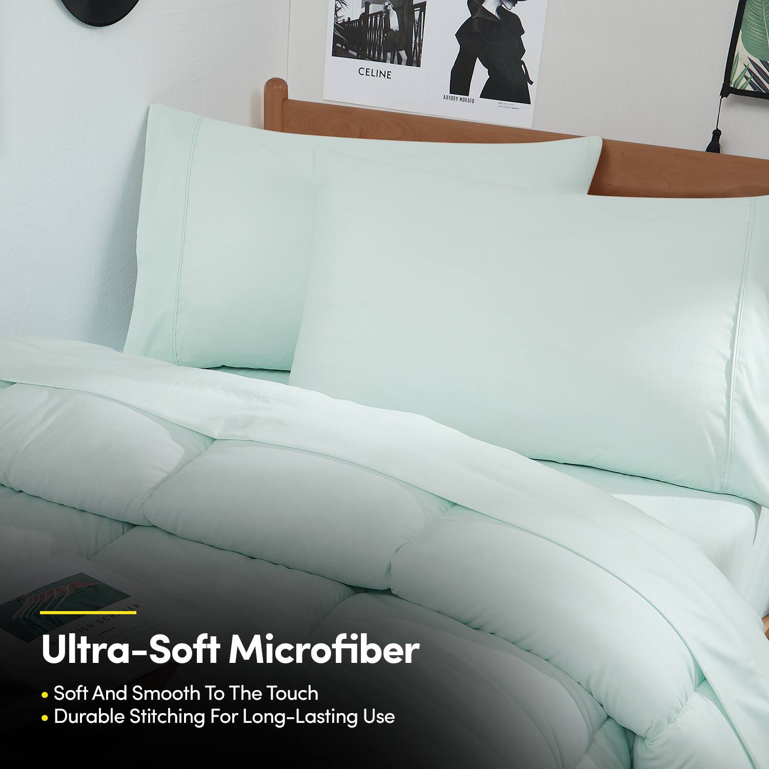 Ultra-Soft Microfiber  
- Soft And Smooth To The Touch  
- Durable Stitching For Long-Lasting Use