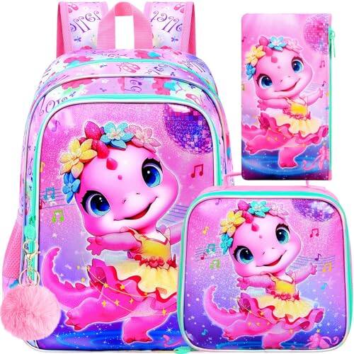 Pacoar Cade 3pcs Backpack For 16"mermaid Sequin Bookbag Set Cute Water ...