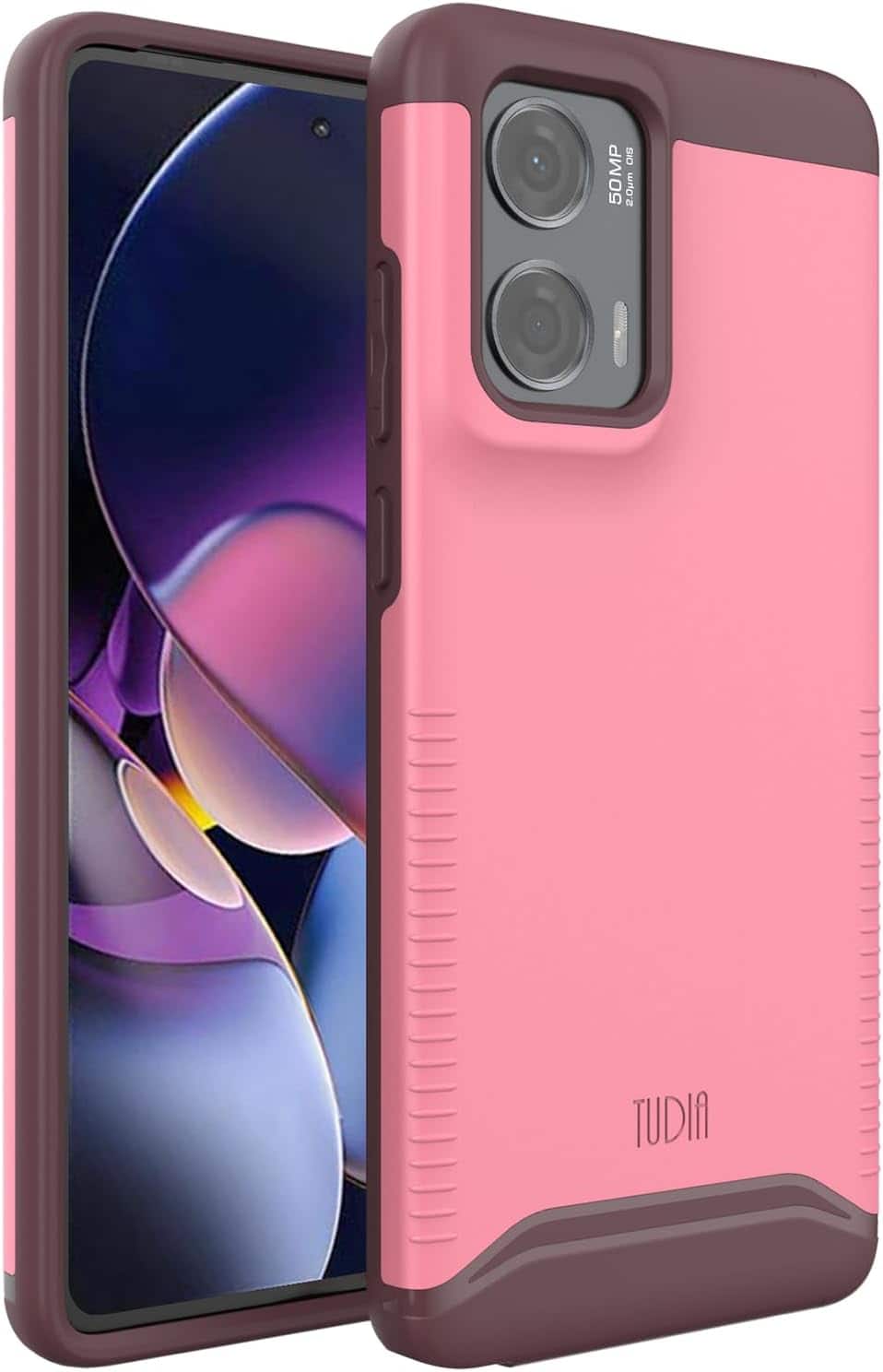 TUDIA - Merge for Motorola Moto G Stylus 5G 2024 Case Drop Tested Cover - Smokey Pink