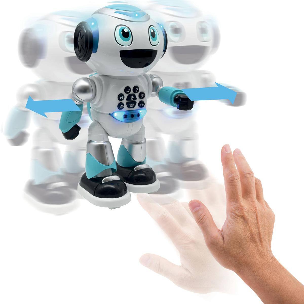 Alt View 4. Lexibook - Powerman Advanced STEM Robot with Quiz. Music & Disc Shooting.