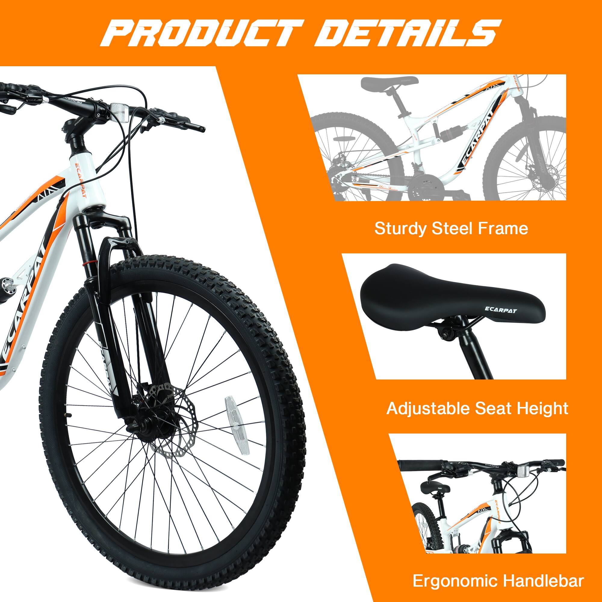 PRODUCT DETAILS

- Sturdy Steel Frame
- Adjustable Seat Height
- Ergonomic Handlebar