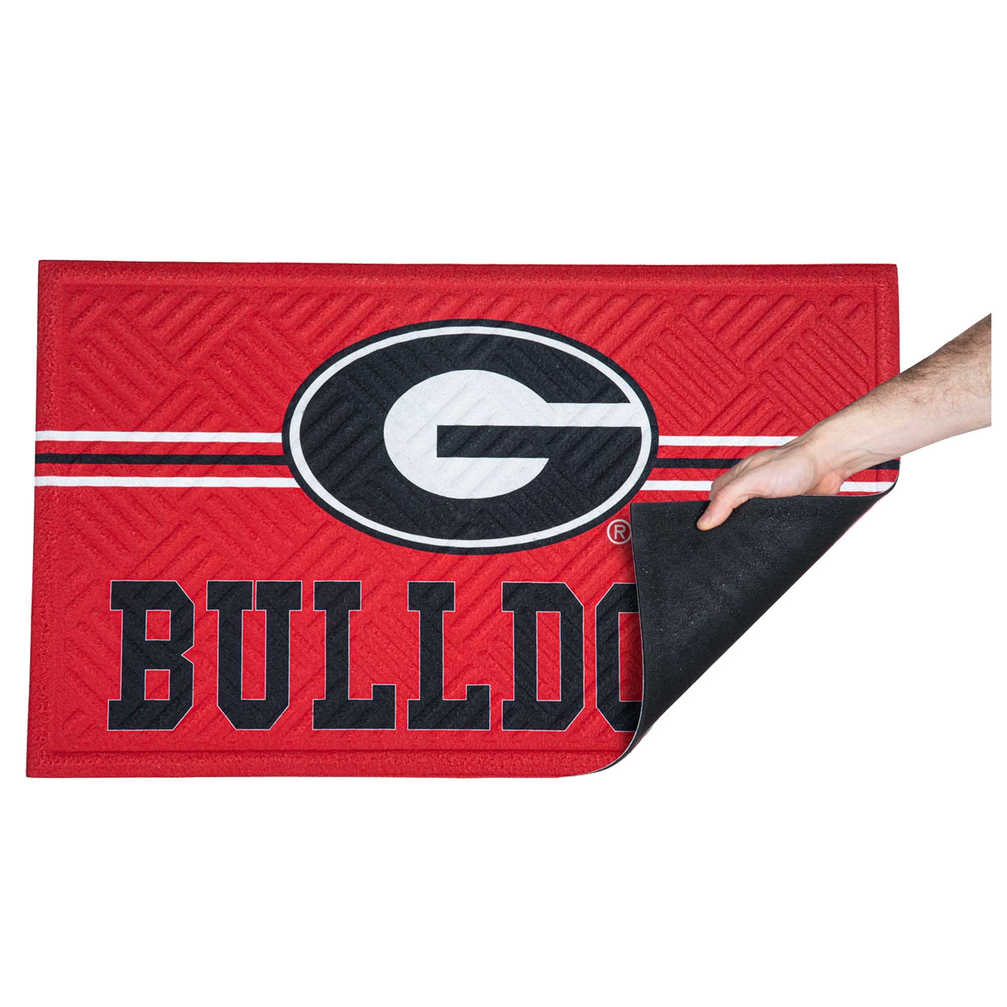 Alt View 1. Evergreen Enterprises - Georgia Bulldogs Embossed Door Mat - Multicolor.