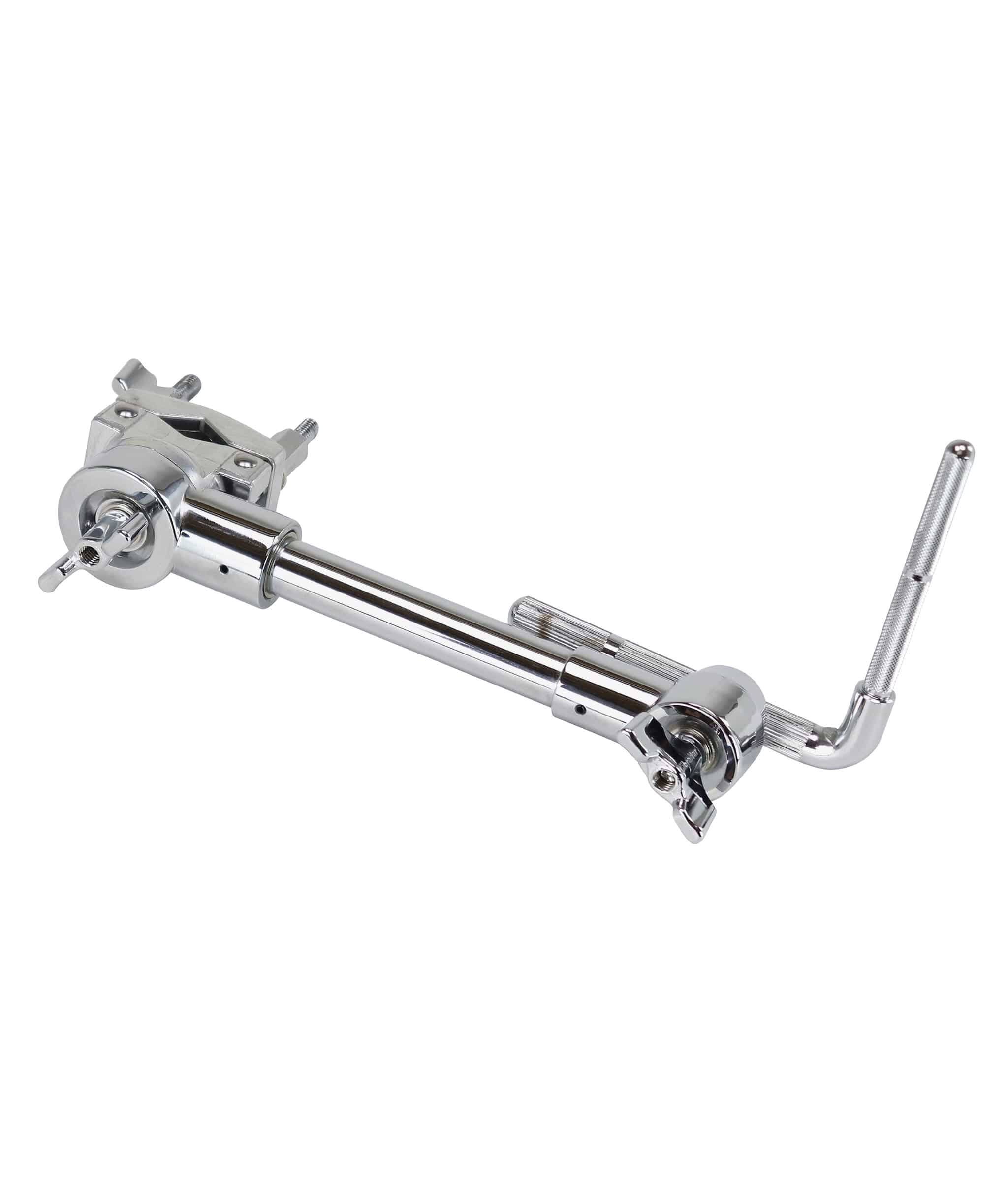 Front. Gibraltar Hardware - L Rod Extension Grabber Clamp, with Adjustable L-rod Mounting Post & 6-inch Extension Arm.