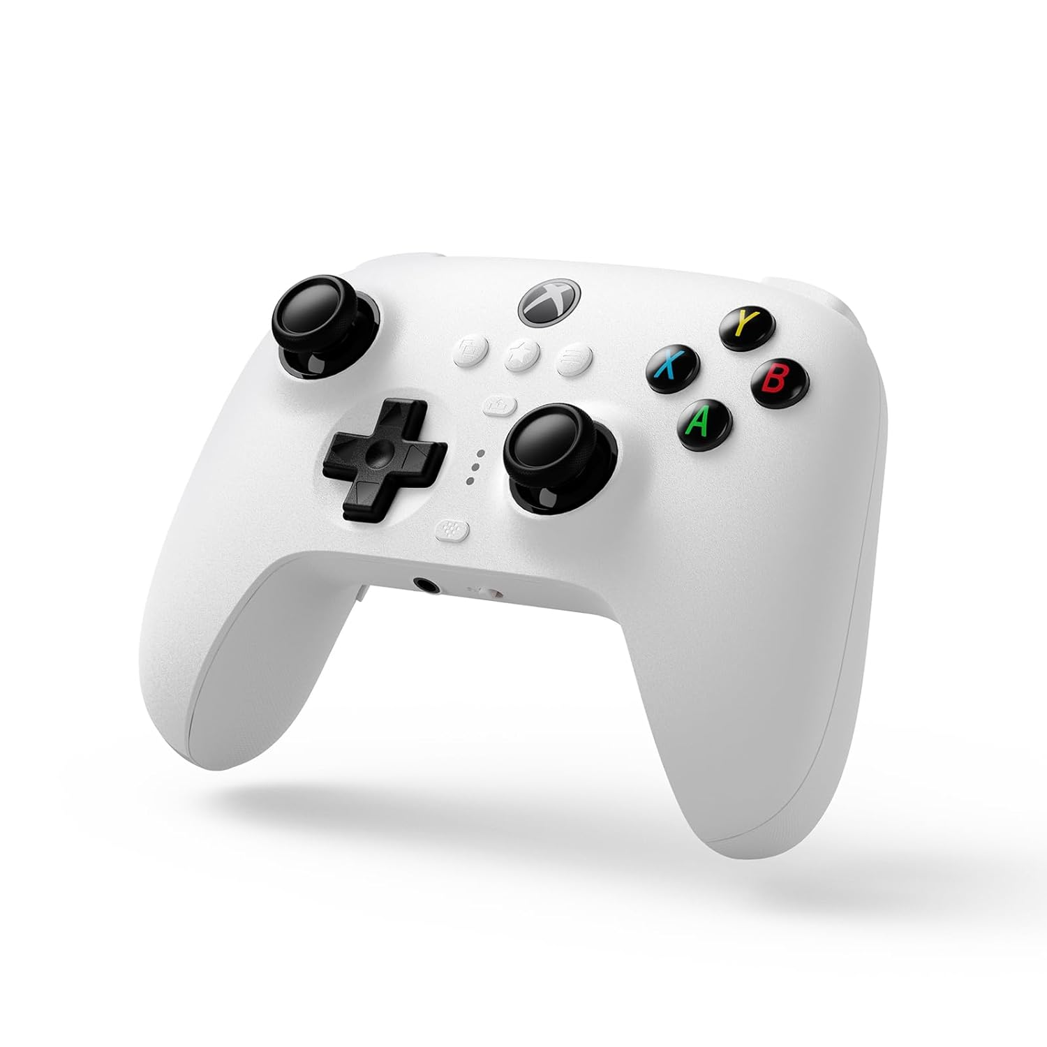 Angle. 8BitDo - 8BitDo Ultimate Wireless Controller with Hall Effect Joysticks for Xbox, Apple, Windows and Android - White - Includes - White.