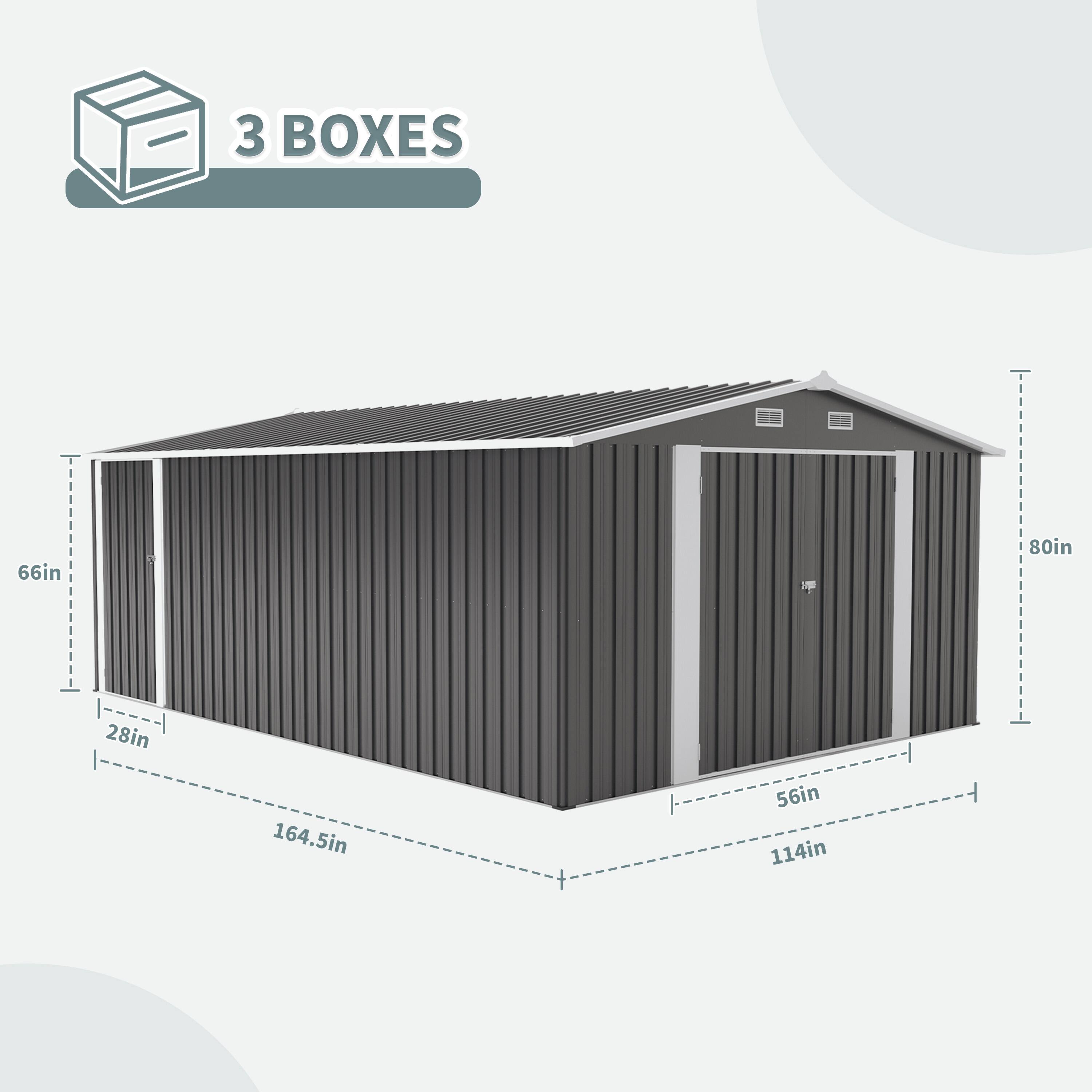3 BOXES

66in 80in 28in 164.5in 56in 114in