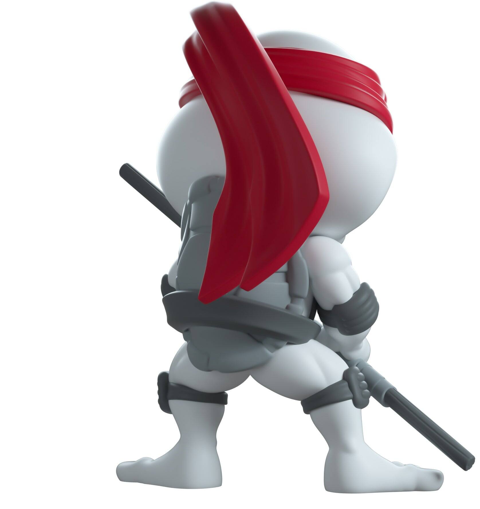 Alt View 3. Youtooz - TMNT: Leonardo Black & White Vinyl Figure #11 Shopverse Exclusive.
