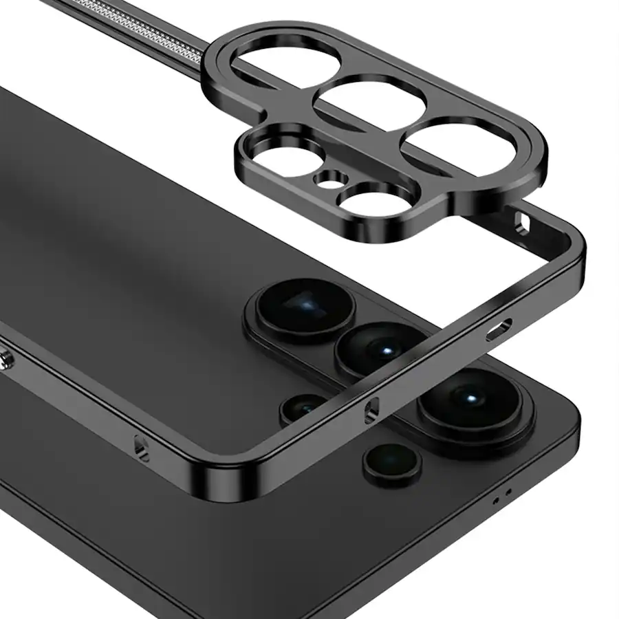 Shockproof Inner Frame Dteck Metal Frame Heat Dissipation Rugged Shockproof Bumper Frame Phone ...