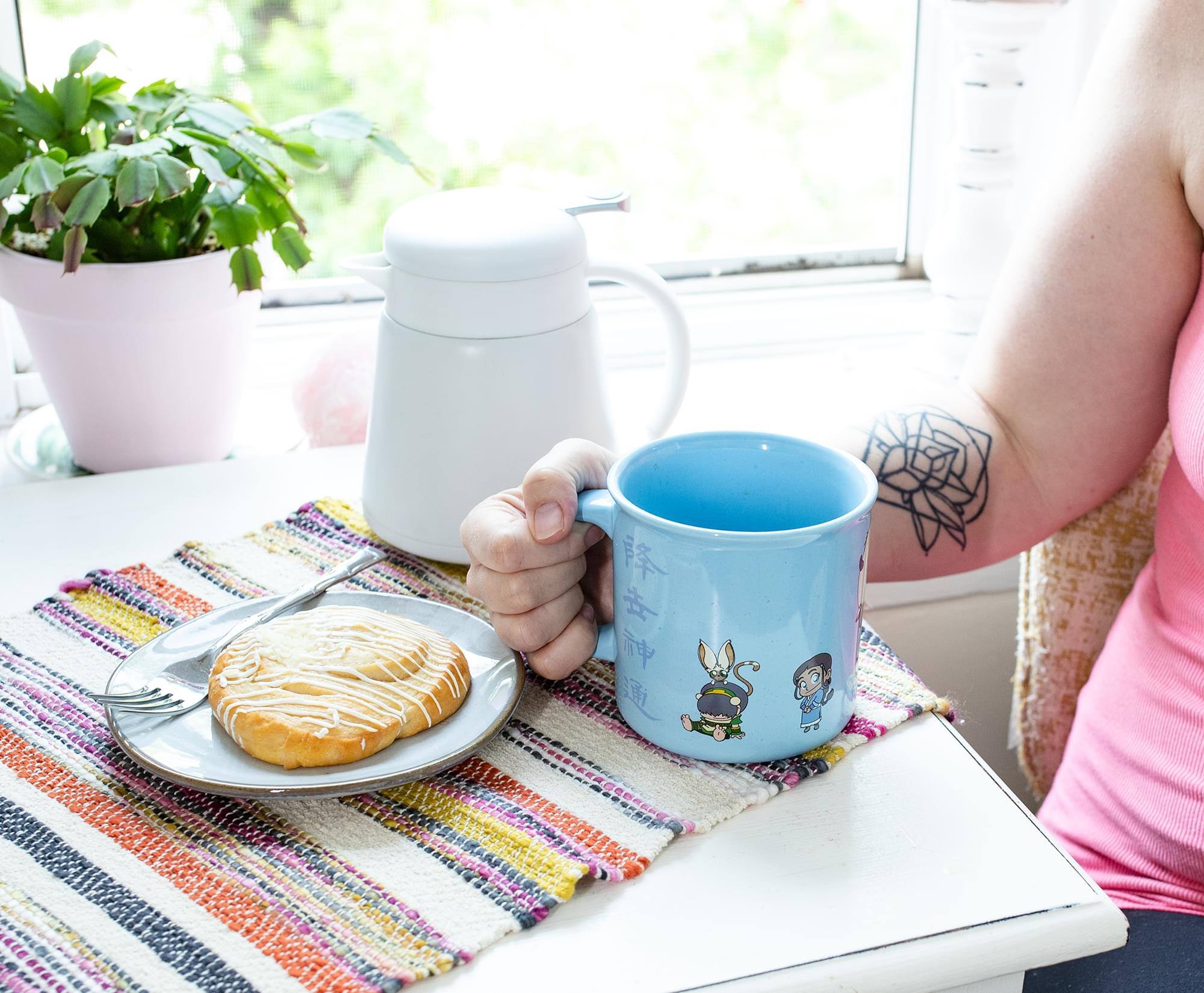 Alt View 2. Silver Buffalo - Avatar: The Last Airbender Chibi Character Ceramic Camper Mug | Holds 20 Ounces - Blue.