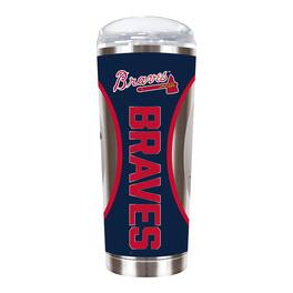 Great American Products - Atlanta Braves 18oz. Roadie Game Ball Tumbler - White