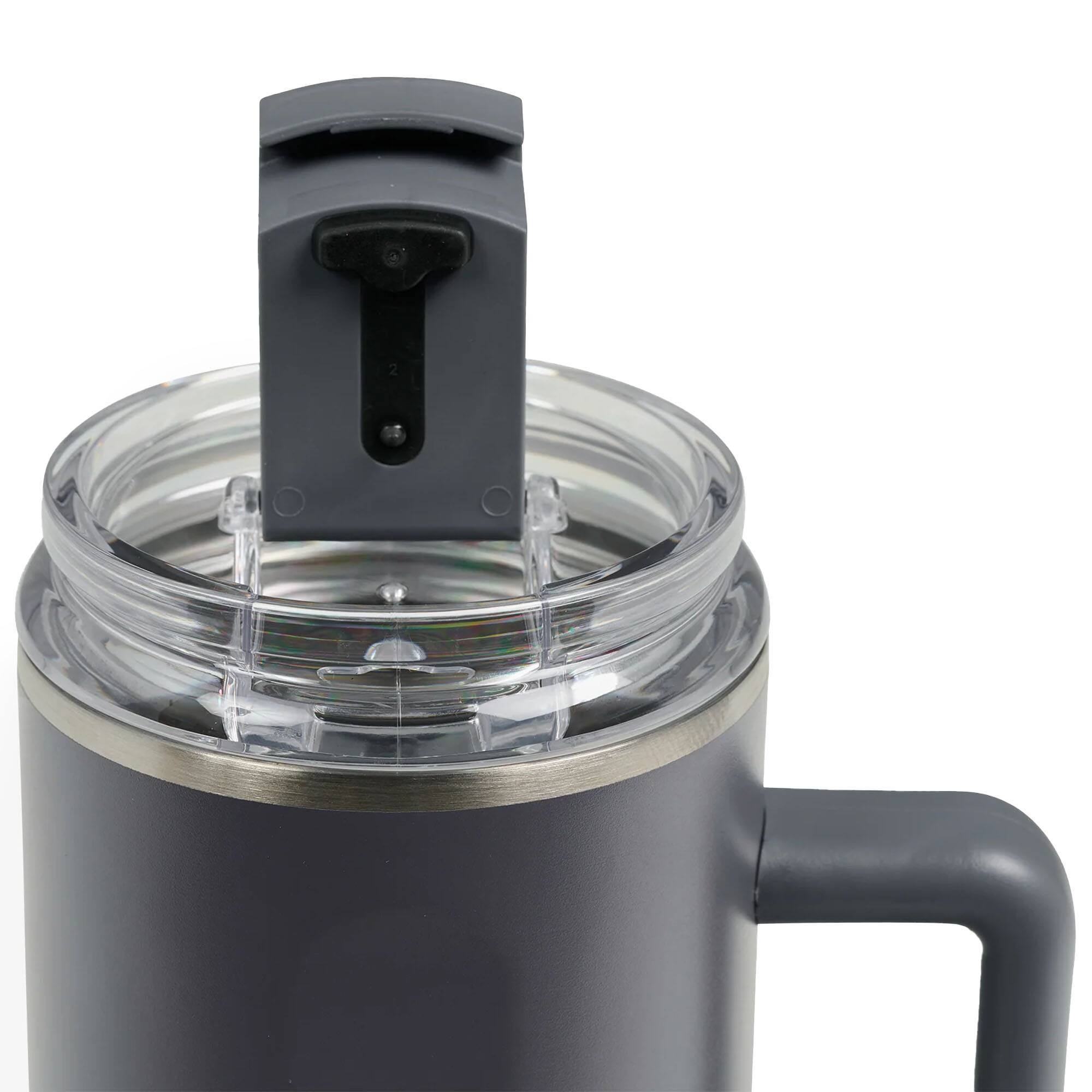 Alt View 4. Igloo - IGLOO 1L Stainless Steel Beer Mug, Carbonite - Carbonite.