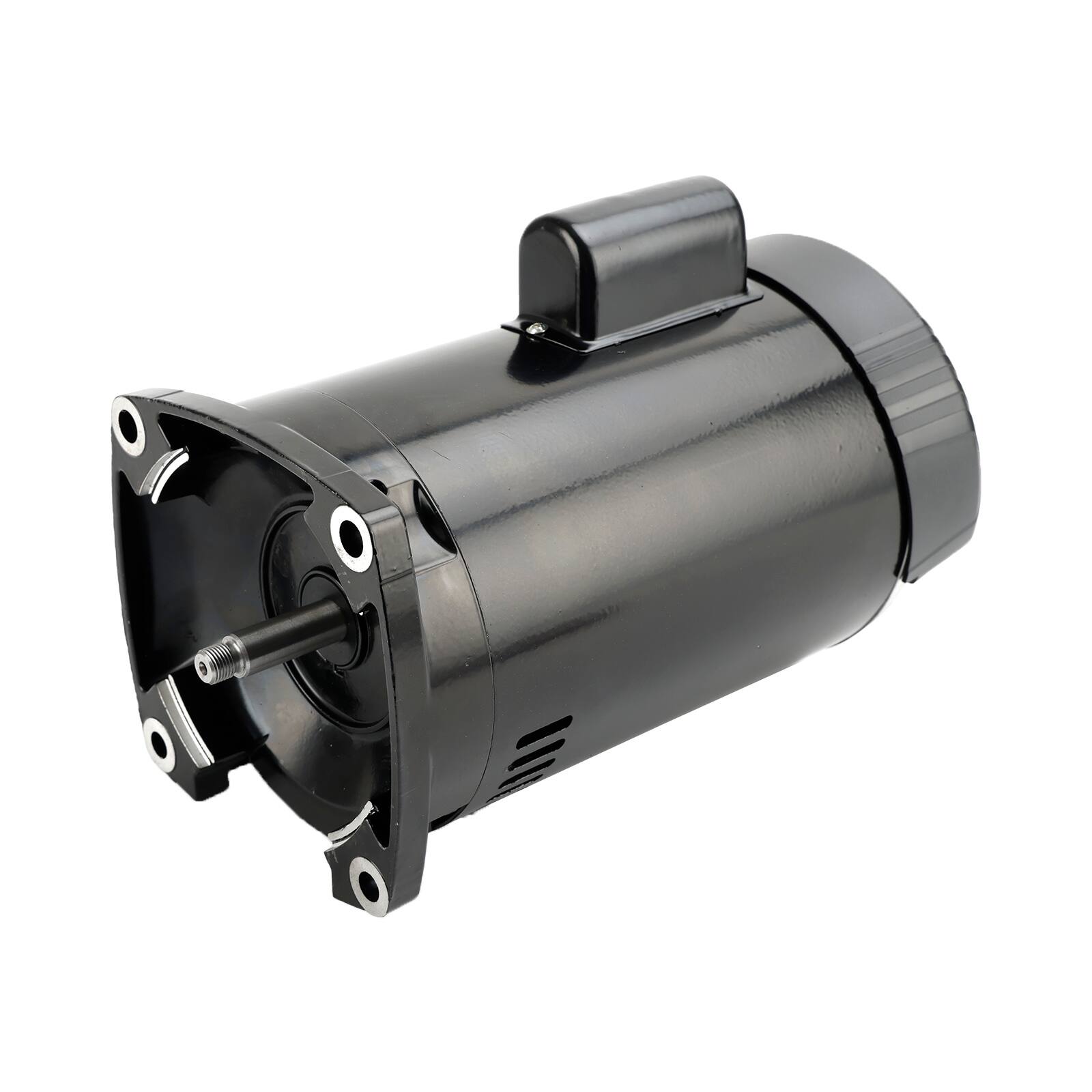 Angle. Topteng - 1.5HP 115/230V Square Flange Pool Pump Motor - Replaces B2854, B2854V1, 3450 RPM, Auto Overload Protection.