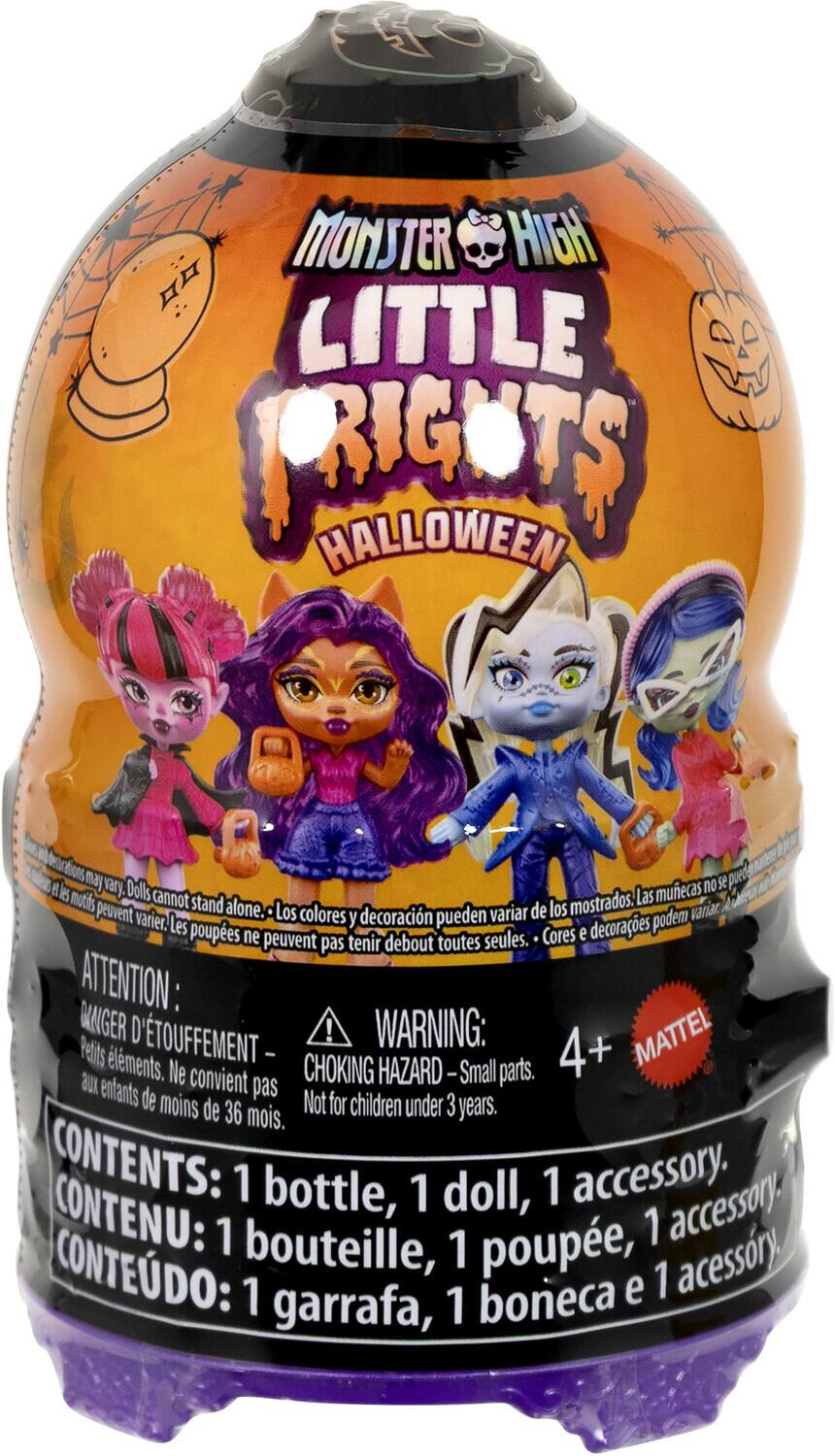 Mattel - Monster High Little Frights Halloween (One Random Freight Sized Doll per Transaction) - COLLECTIBLES - Multicolor