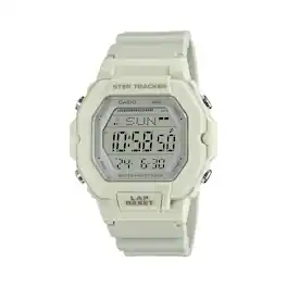 Casio - Women's Multi-Function Digital Sport Watch with Gray Dial - LWS-2200H-8AVCF - Beige