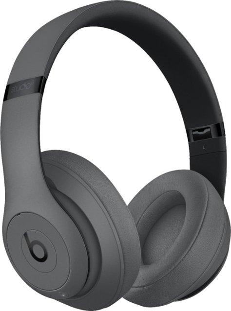 Angle Zoom. Beats by Dr. Dre - Geek Squad Certified Refurbished Beats Studio³ Wireless Noise Cancelling Headphones - Gray.