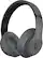 Left. Beats - Geek Squad Certified Refurbished Beats Studio³ Wireless Noise Cancelling Headphones - Gray.