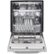 Alt View Zoom 14. LG - STUDIO 24" Top Control Built-In Dishwasher with TrueSteam, Light, 3rd Rack, 40dBA - Stainless steel.