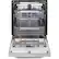 Alt View 16. LG - STUDIO 24" Top Control Built-In Dishwasher with TrueSteam, Light, 3rd Rack, 40dBA - Stainless Steel.
