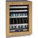 Front. U-Line - 5 Class 14-Bottle Dual Zone Wine Cooler - Custom Panel Ready.