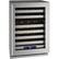 Front. U-Line - 5 Class 49-Bottle Dual Zone Wine Cooler - Stainless Steel.
