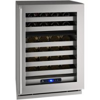 U-Line - 5 Class 49-Bottle Dual Zone Wine Cooler - Stainless Steel - Front_Zoom