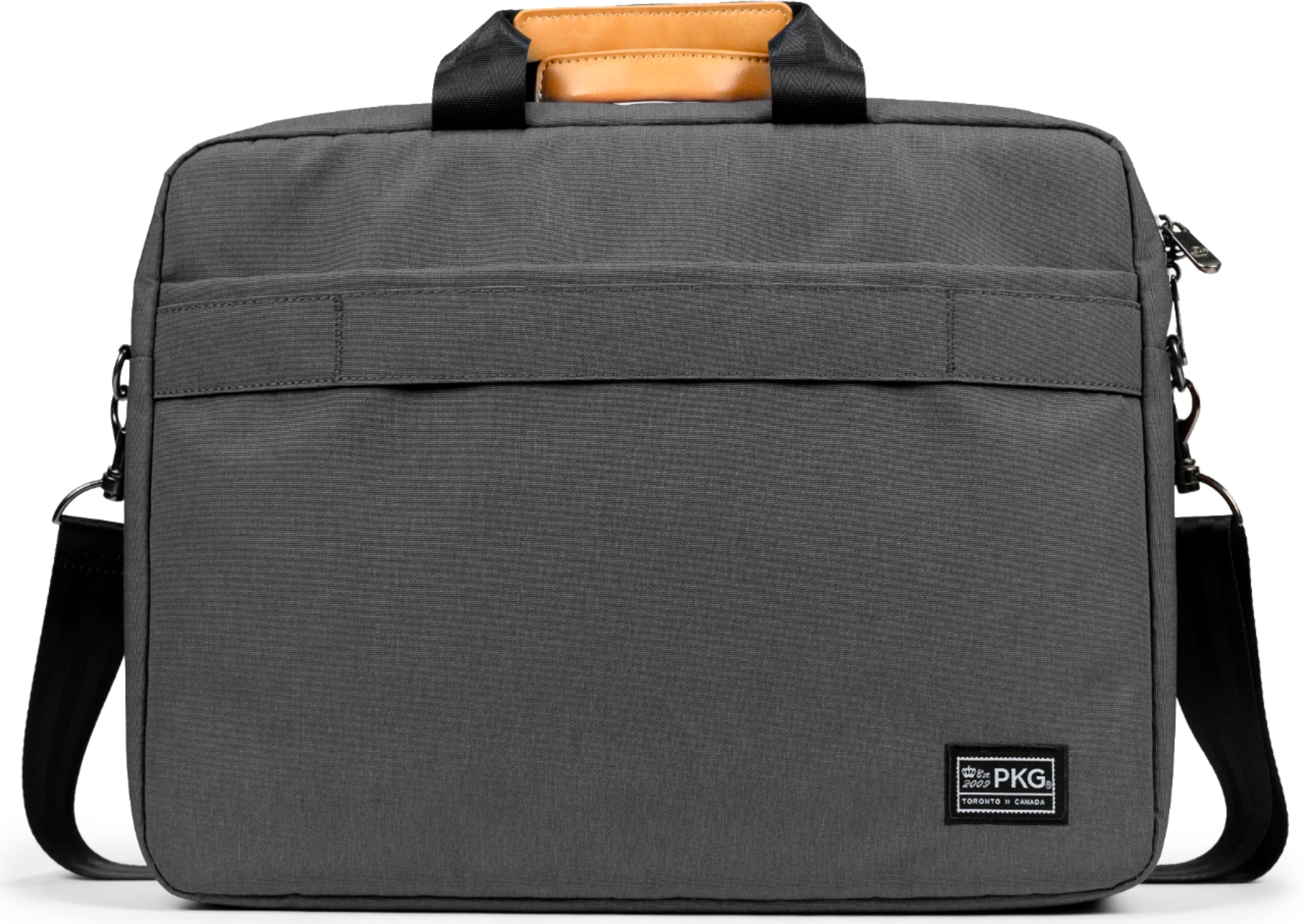 Back View: Case Logic - Messenger Laptop Bag for 17" Laptop - Black