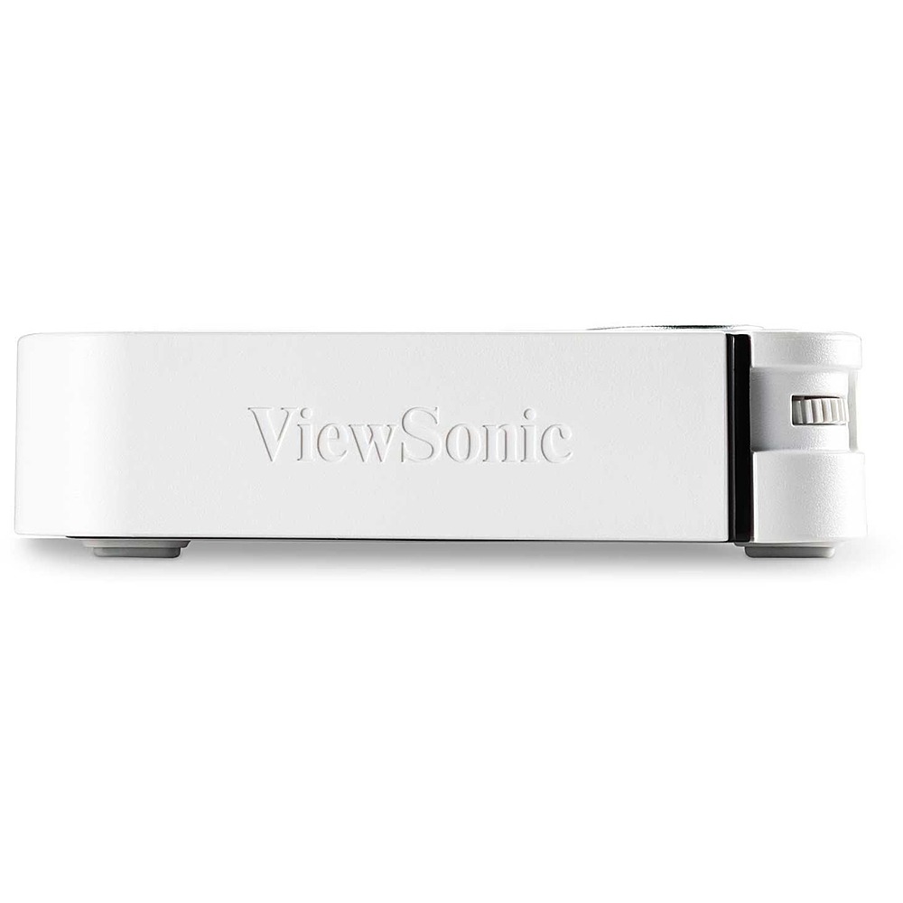 Left View: ViewSonic - M1 Mini WVGA DLP Projector - Black/White