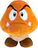 Front. TOMY - Club Mocchi-Mocchi- Super Mario Goomba Mega 15 inch Plush Stuffed Toy - Multi.