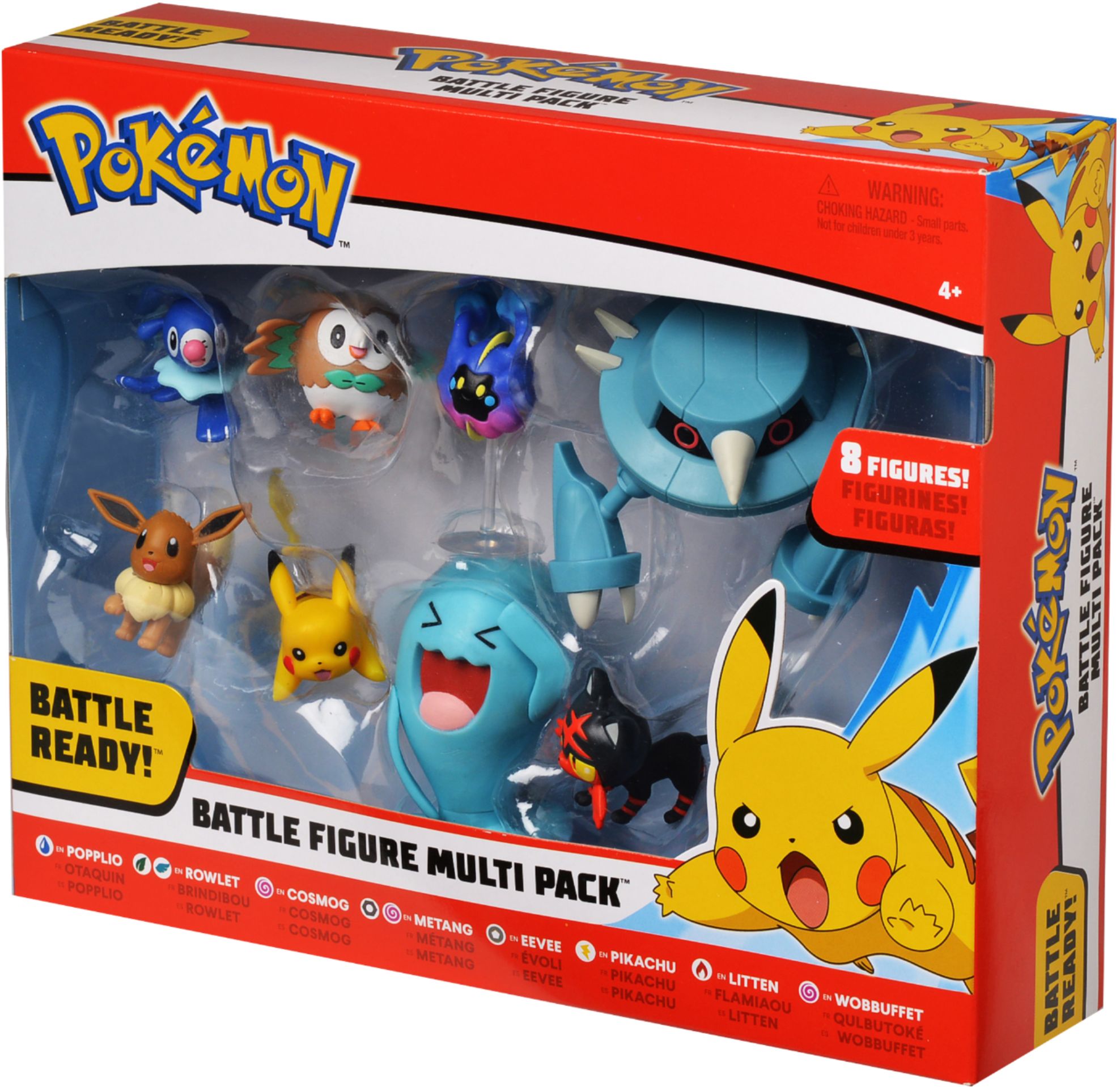 Pokemon 8-Pack Battle Figures Set