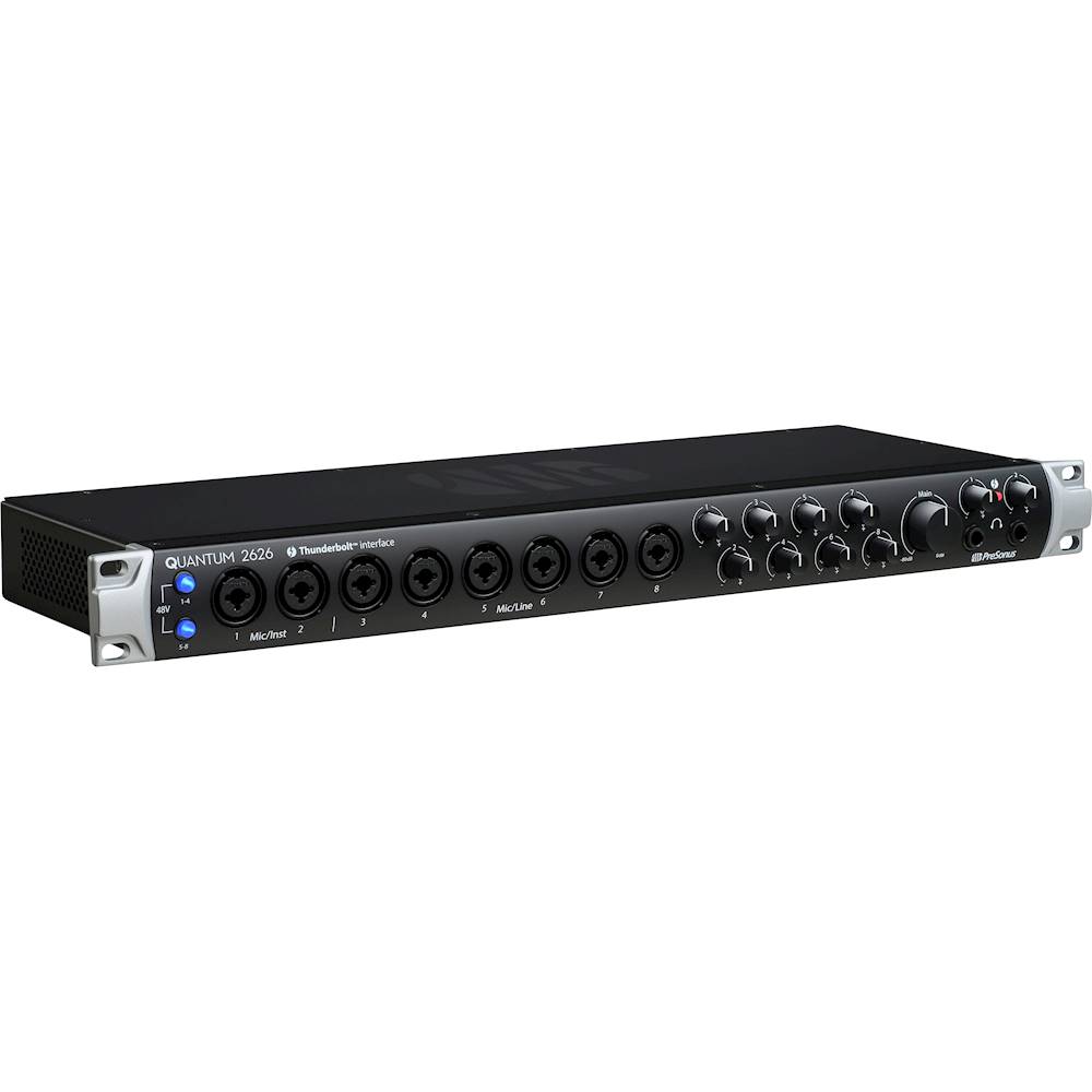 Angle View: TASCAM US-2X2 2 Channel USB 2.0 Audio/MIDI Recording PC Interface w/ Software