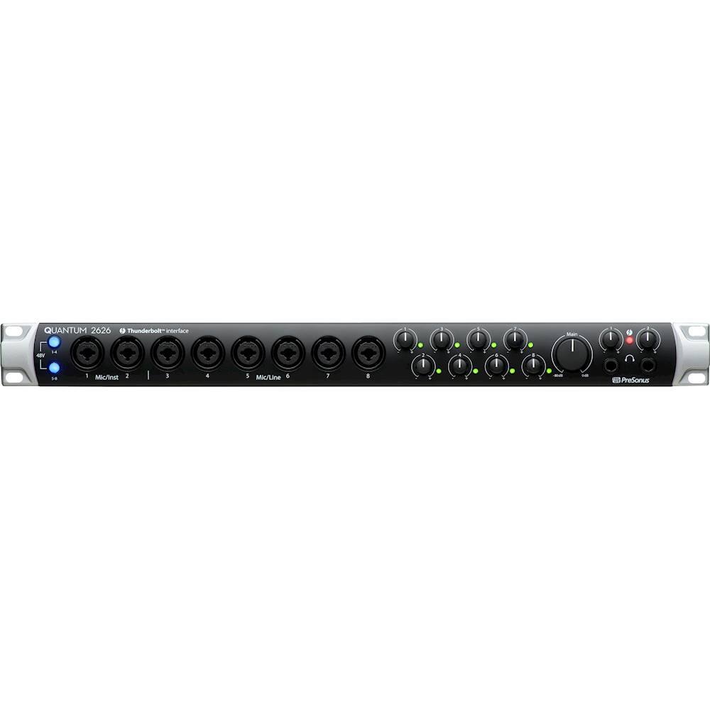 Front. PreSonus - Quantum 2626 Thunderbolt™ 3 Audio Interface - Black.