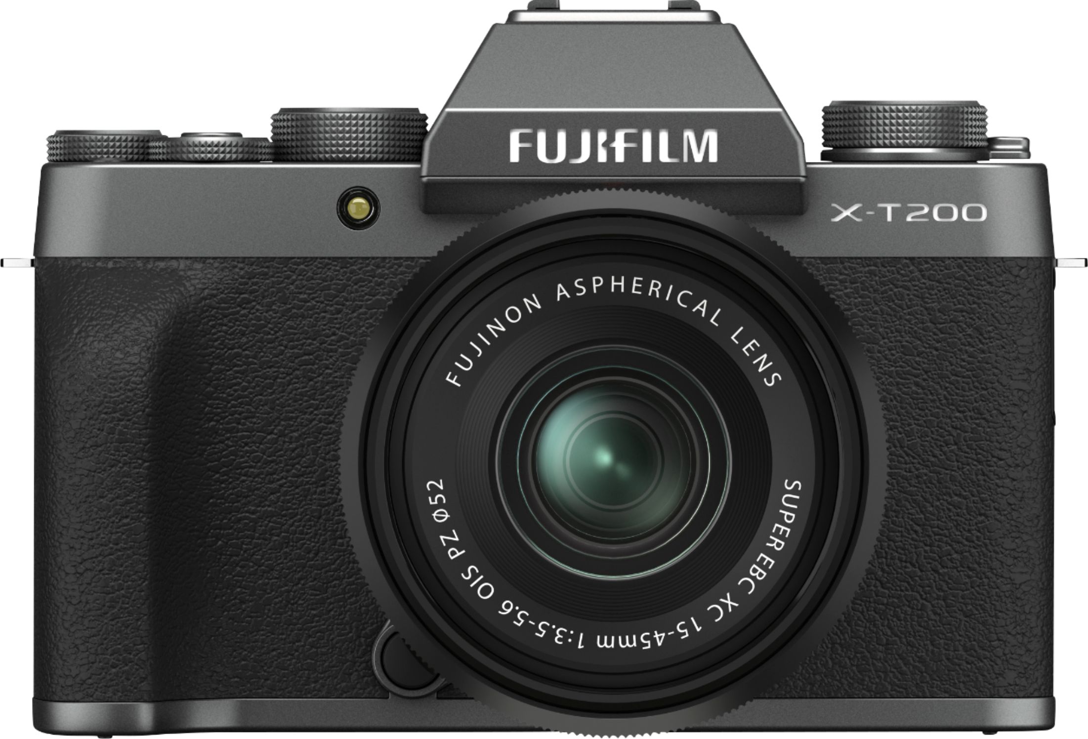 Uithoudingsvermogen Slordig militie Fujifilm X Series X-T200 Mirrorless Camera with XC 15-45mm f/3.5-5.6 OIS PZ  Lens Dark Silver 16645864 - Best Buy