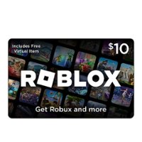 Roblox - $10 Digital Gift Card [Includes Exclusive Virtual Item] [Digital] - Front_Zoom