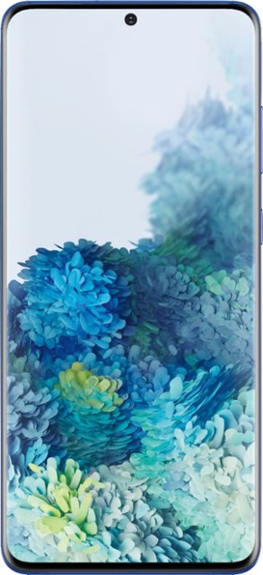 Front Zoom. Samsung - Galaxy S20+ 5G Enabled 128GB - Aura Blue (AT&T).