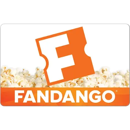 Front. Fandango - $50 Gift Card.