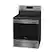 Alt View 11. Frigidaire - Gallery 5.4 Cu. Ft. Freestanding Electric Convection Range with Self-Cleaning - Black Stainless Steel.