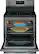 Alt View 13. Frigidaire - Gallery 5.4 Cu. Ft. Freestanding Electric Convection Range with Self-Cleaning - Black Stainless Steel.