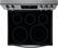 Alt View 15. Frigidaire - Gallery 5.4 Cu. Ft. Freestanding Electric Convection Range with Self-Cleaning - Black Stainless Steel.