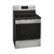 Left. Frigidaire - Gallery 5.4 Cu. Ft. Freestanding Electric Convection Range with Self-Cleaning - Stainless Steel.