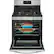 Alt View 12. Frigidaire - Gallery 5.0 Cu. Ft. Freestanding Gas Range with Air Fry - Stainless Steel.