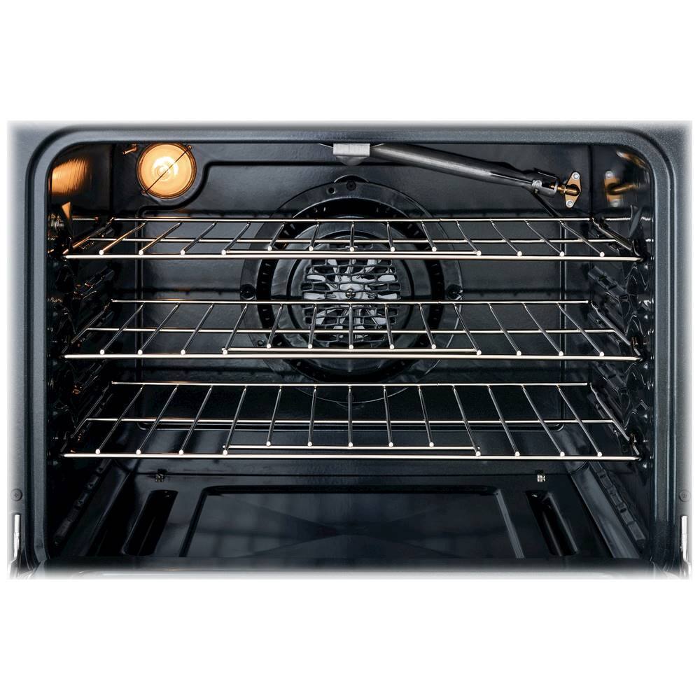 Alt View 16. Frigidaire - Gallery 5.0 Cu. Ft. Freestanding Gas Range with Air Fry - Black Stainless Steel.