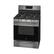 Left. Frigidaire - Gallery 5.0 Cu. Ft. Freestanding Gas Range with Air Fry - Black Stainless Steel.
