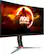 Alt View 1. AOC - G2 Series C27G2 27" LED Curved FHD FreeSync Premium Monitor (DisplayPort, HDMI, VGA) - Black/Red.