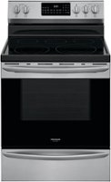 Frigidaire - Gallery 5.7 Cu. Ft. Freestanding Electric Air Fry Range with Self and Steam Clean - Stainless steel - Front_Zoom
