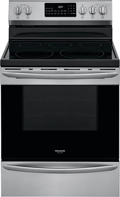 Frigidaire – Gallery Series 5.7 Cu. Ft. Freestanding Electric Range with Air Fry – Stainless steel