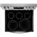 Alt View 14. Frigidaire - Gallery 5.7 Cu. Ft. Freestanding Electric Air Fry Range with Self and Steam Clean - Stainless Steel.