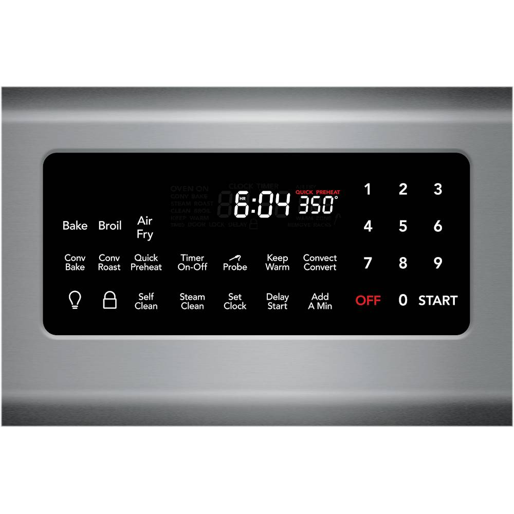 FRIGIDAIRE GALLERY 30 in. 6.2 cu. ft. 5 Element Slide-In Induction Range in  Smudge-Proof Stainless Steel with Total Convection and Air Fry GCFI3060BF -  The Home Depot