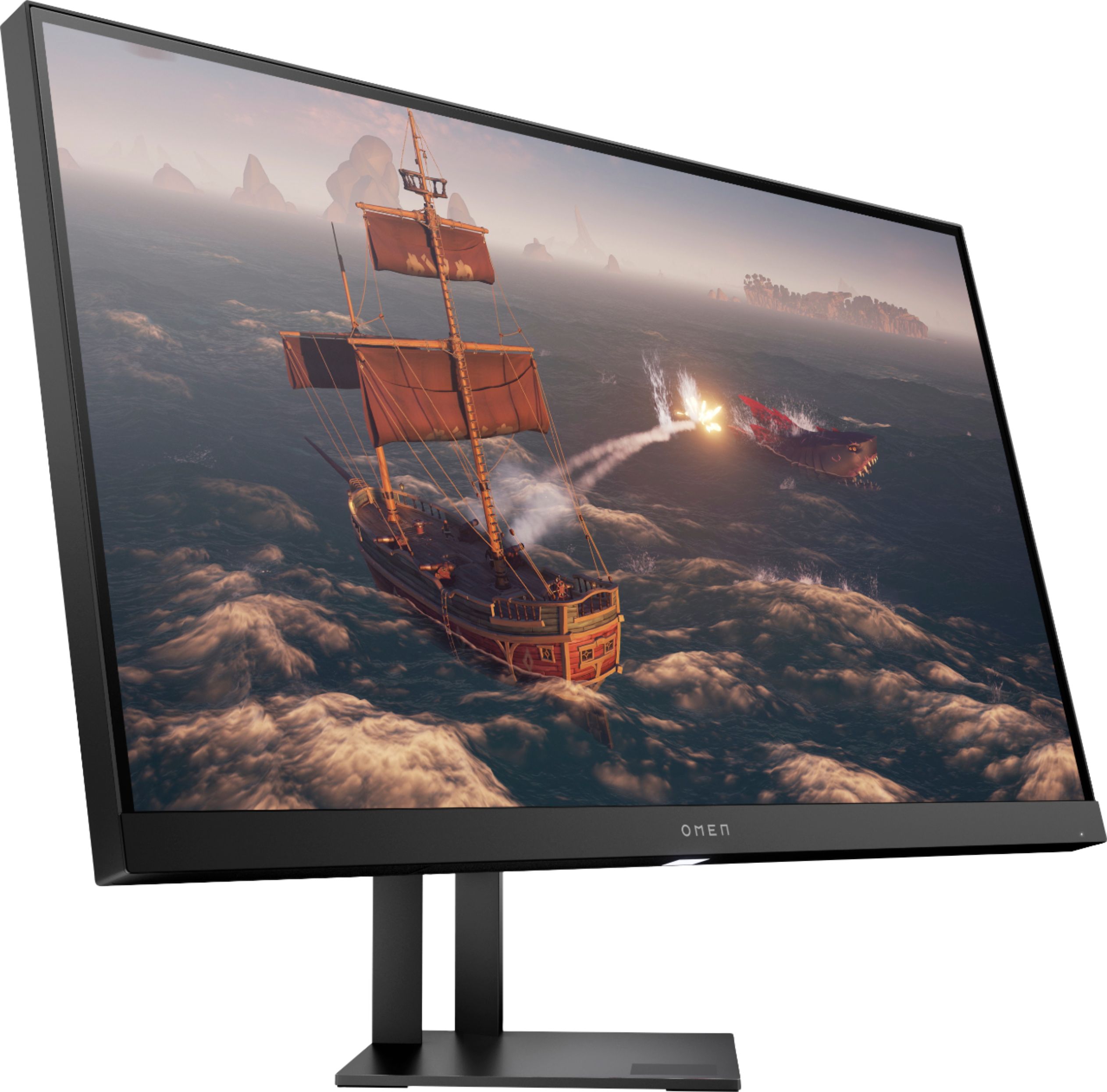 Angle View: Dell - S2721DGF 27" Gaming IPS QHD FreeSync and G-SYNC compatible monitor with HDR (DisplayPort, HDMI) - Accent Grey